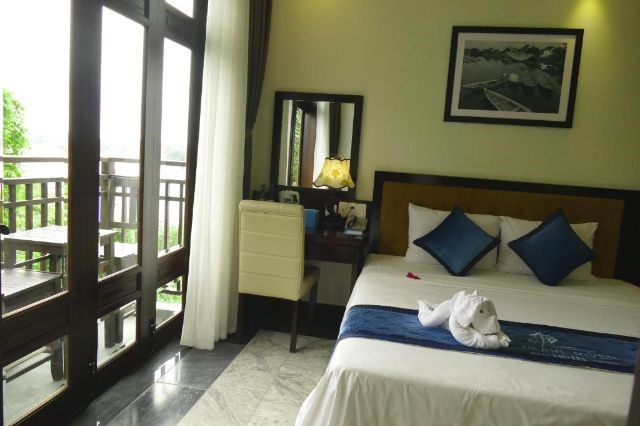 Phòng Deluxe Twin 1Góc Sông